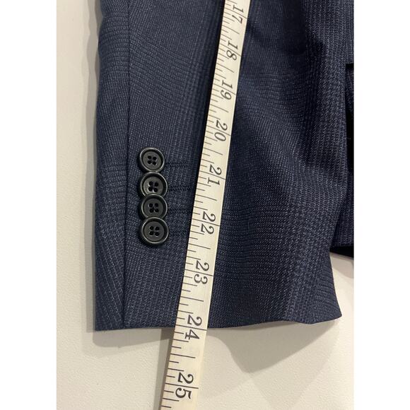 13-35 ERMENEGILDO ZEGNA Men's Superfine Australian Wool Suit Black Size 38 - Picture 12 of 16